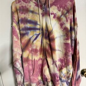 Hanes Multicolor Tie-Dye Hoodie